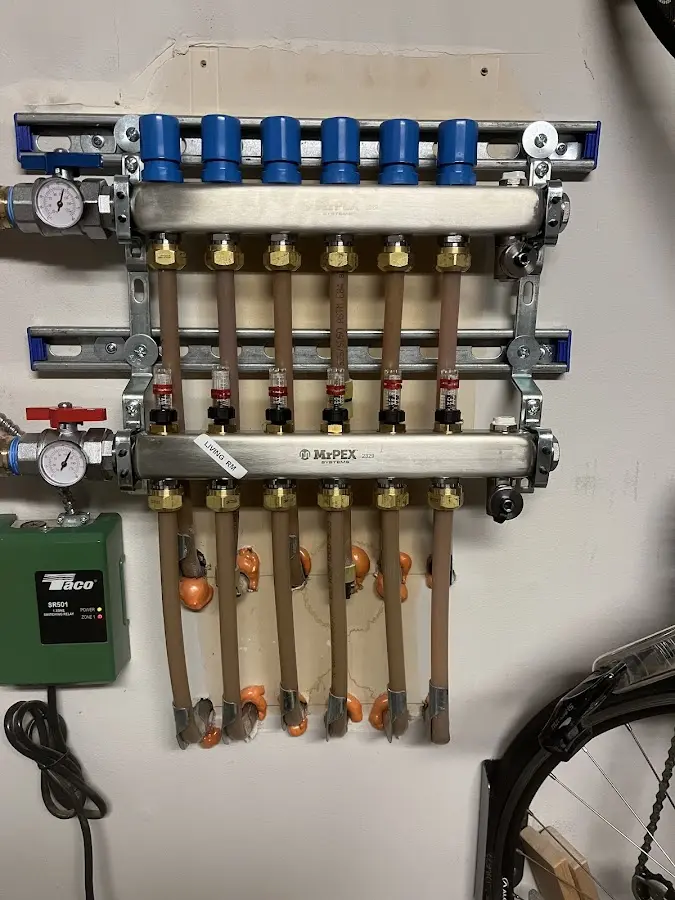 Plumber performing Gas Leak Detection at a residential property in Adel